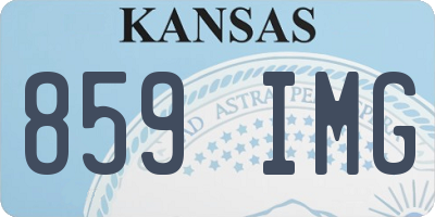 KS license plate 859IMG