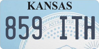 KS license plate 859ITH