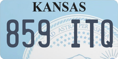 KS license plate 859ITQ