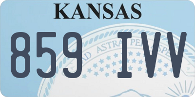 KS license plate 859IVV