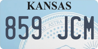 KS license plate 859JCM