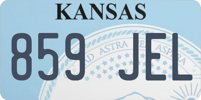 KS license plate 859JEL