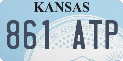 KS license plate 861ATP