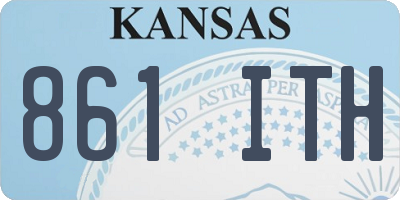 KS license plate 861ITH