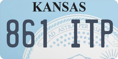 KS license plate 861ITP