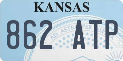 KS license plate 862ATP
