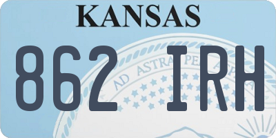 KS license plate 862IRH