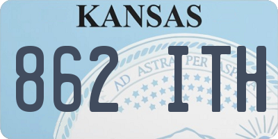 KS license plate 862ITH