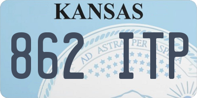 KS license plate 862ITP