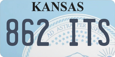 KS license plate 862ITS