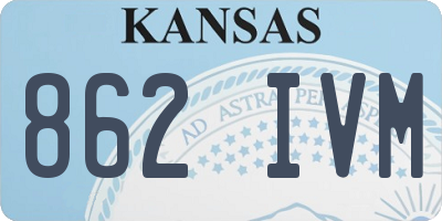 KS license plate 862IVM