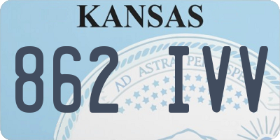 KS license plate 862IVV
