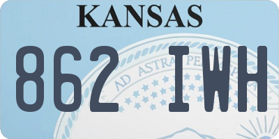 KS license plate 862IWH