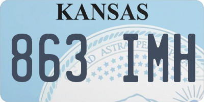 KS license plate 863IMH