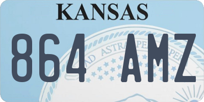 KS license plate 864AMZ