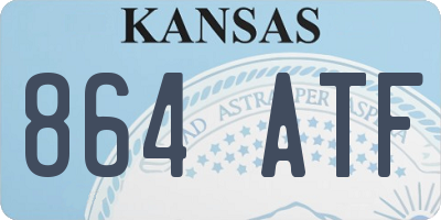 KS license plate 864ATF
