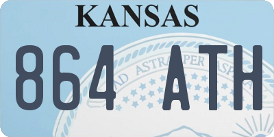 KS license plate 864ATH