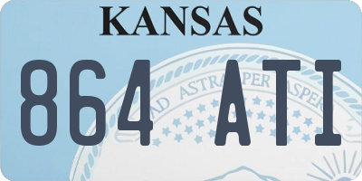 KS license plate 864ATI