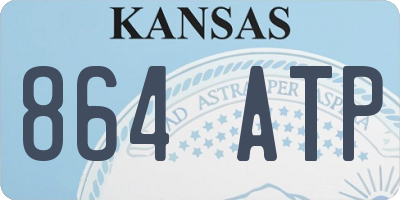 KS license plate 864ATP
