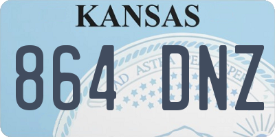 KS license plate 864DNZ