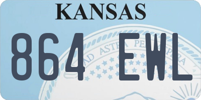 KS license plate 864EWL