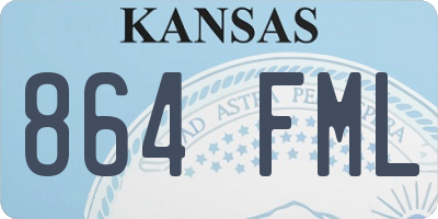 KS license plate 864FML