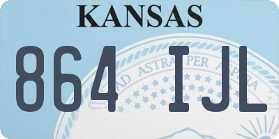 KS license plate 864IJL