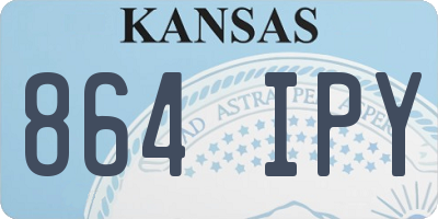 KS license plate 864IPY