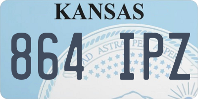 KS license plate 864IPZ