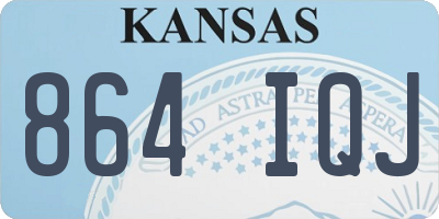 KS license plate 864IQJ