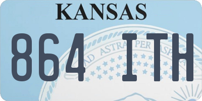 KS license plate 864ITH