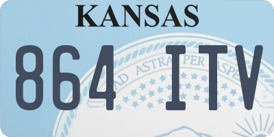 KS license plate 864ITV
