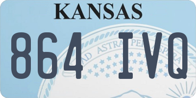 KS license plate 864IVQ