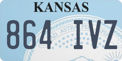 KS license plate 864IVZ