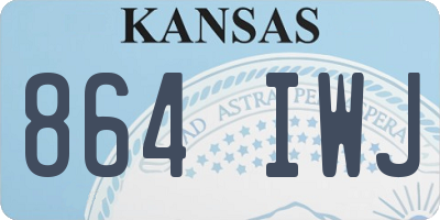 KS license plate 864IWJ