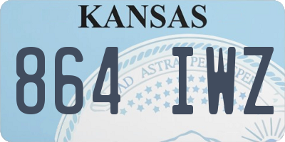 KS license plate 864IWZ