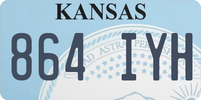 KS license plate 864IYH