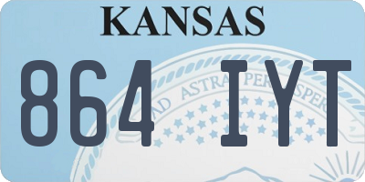 KS license plate 864IYT