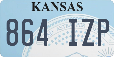 KS license plate 864IZP