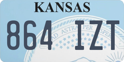 KS license plate 864IZT