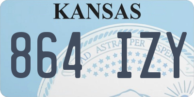 KS license plate 864IZY