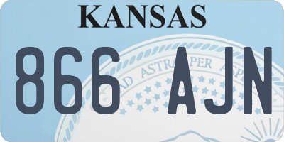 KS license plate 866AJN