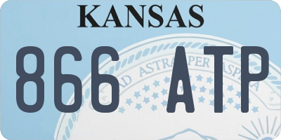 KS license plate 866ATP