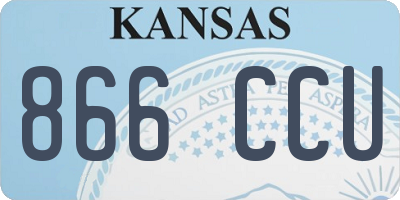 KS license plate 866CCU