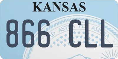 KS license plate 866CLL
