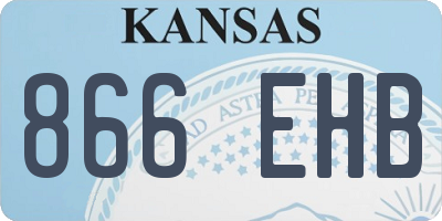 KS license plate 866EHB