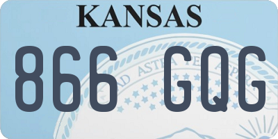 KS license plate 866GQG