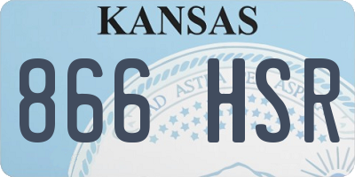 KS license plate 866HSR