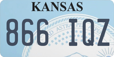 KS license plate 866IQZ