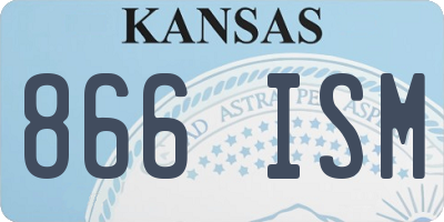 KS license plate 866ISM